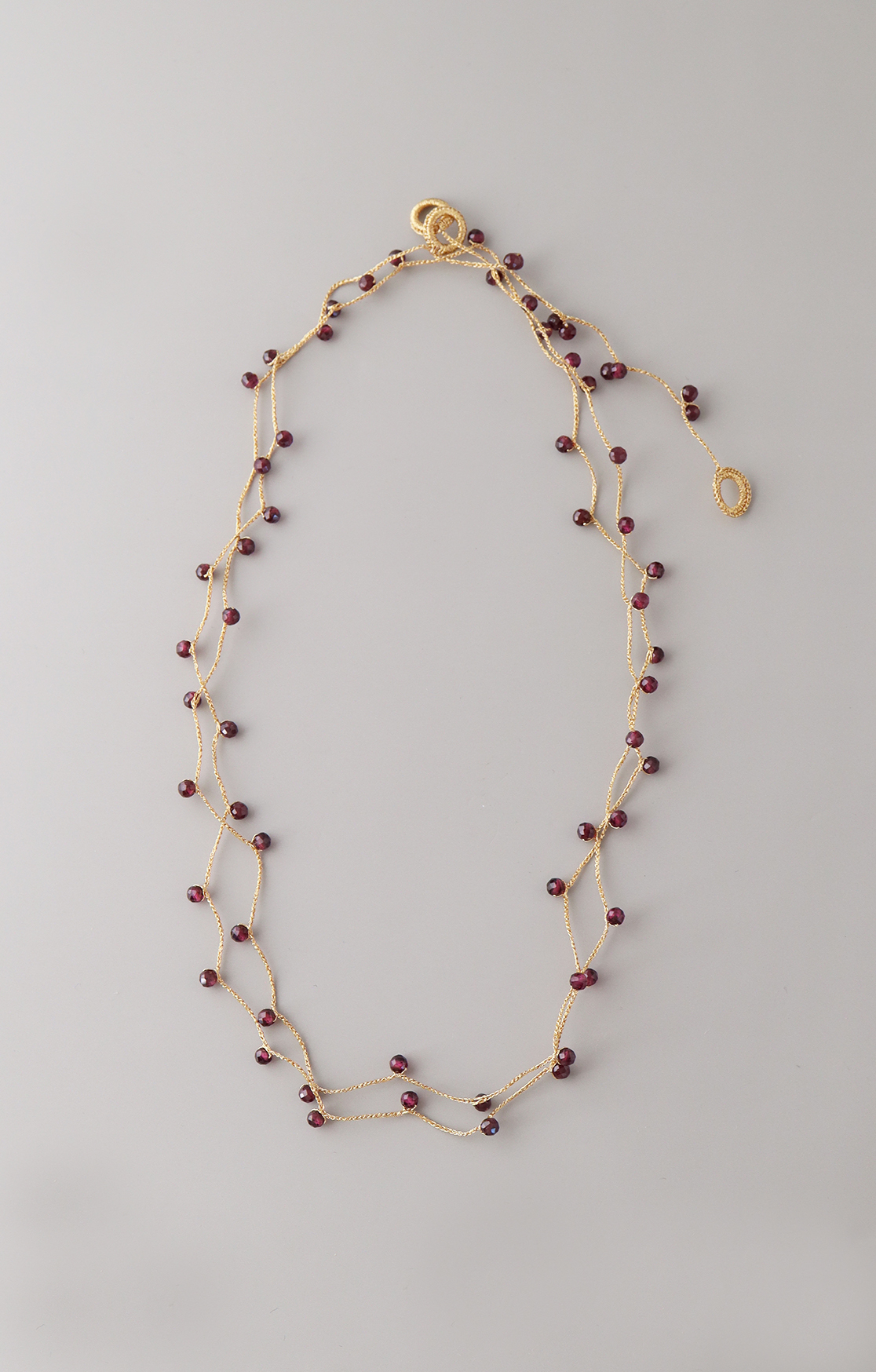 sazanami Necklace Garnet