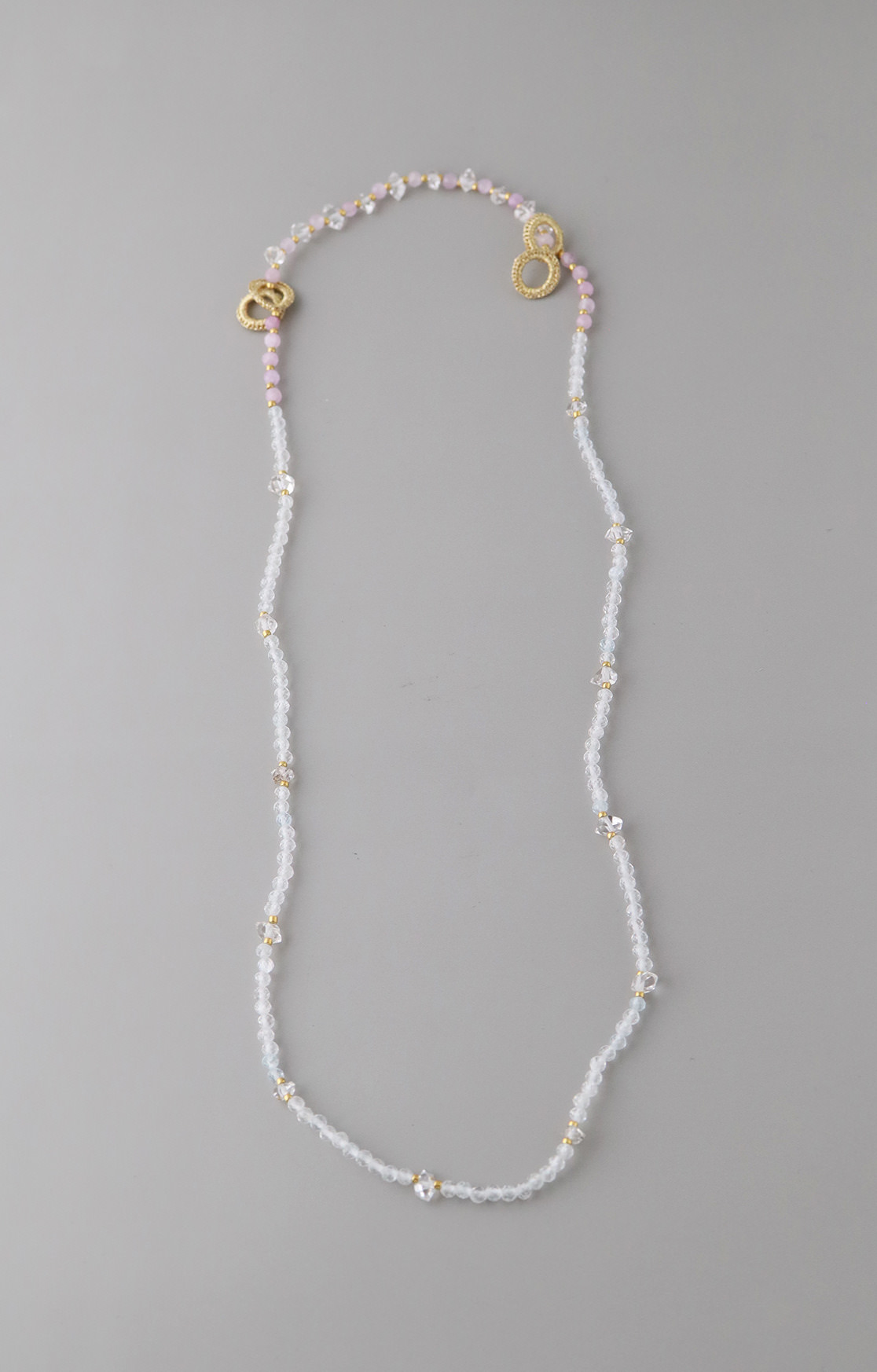 [受注] NATURE Amulet Short Necklace Kunzite