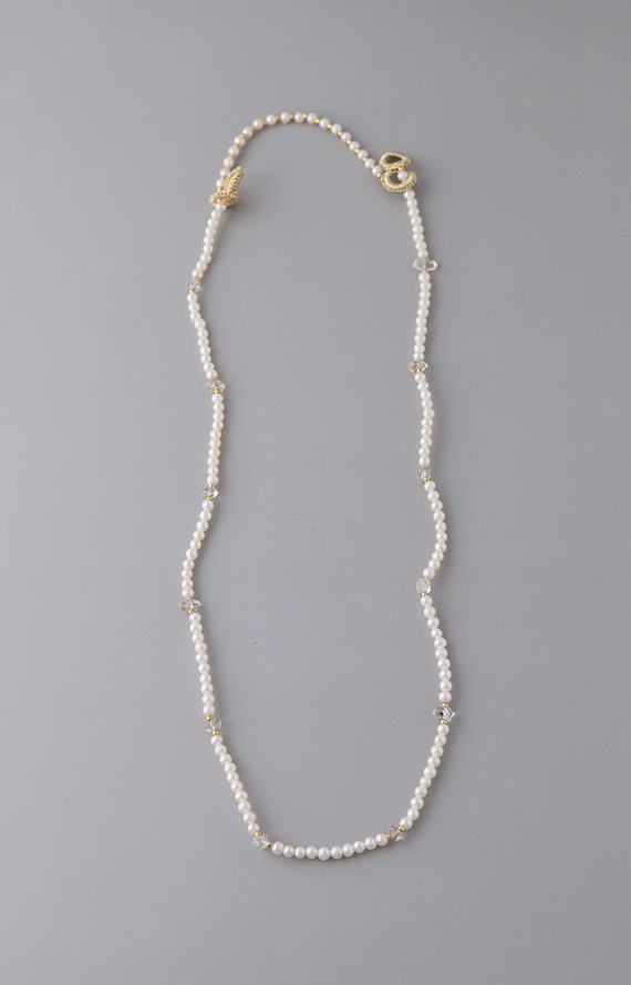 [受注] NATURE Amulet Short Necklace Pearl