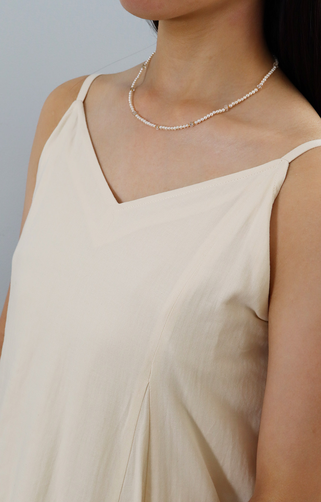 [受注] NATURE Amulet Short Necklace Pearl