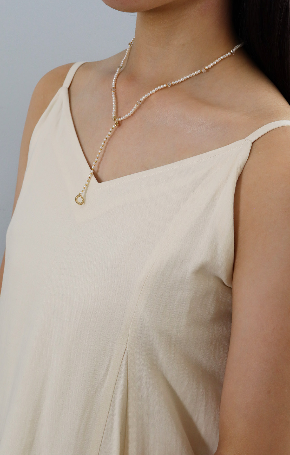 [受注] NATURE Amulet Short Necklace Pearl